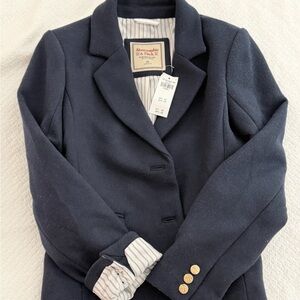 Abercrombie & Fitch Dark Blue Women's Blazer